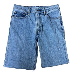 Levi's Men's Blue Denim Jeans W33 L32 - Straight Leg, Button Fly, Durable Denim